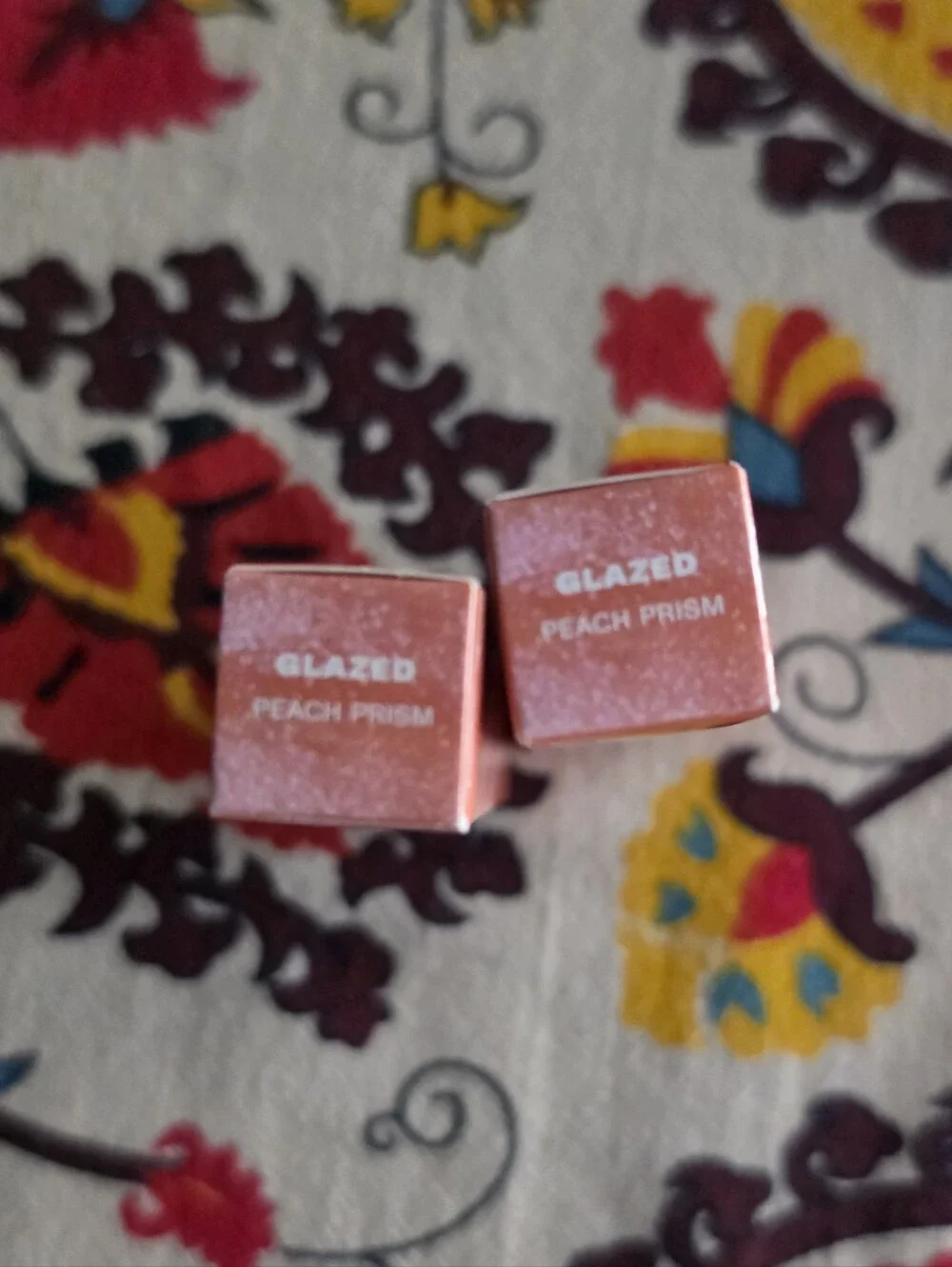 Morphe DripGlass Glazed High Shine Lip Gloss - Peach Prizm  Set Of 2